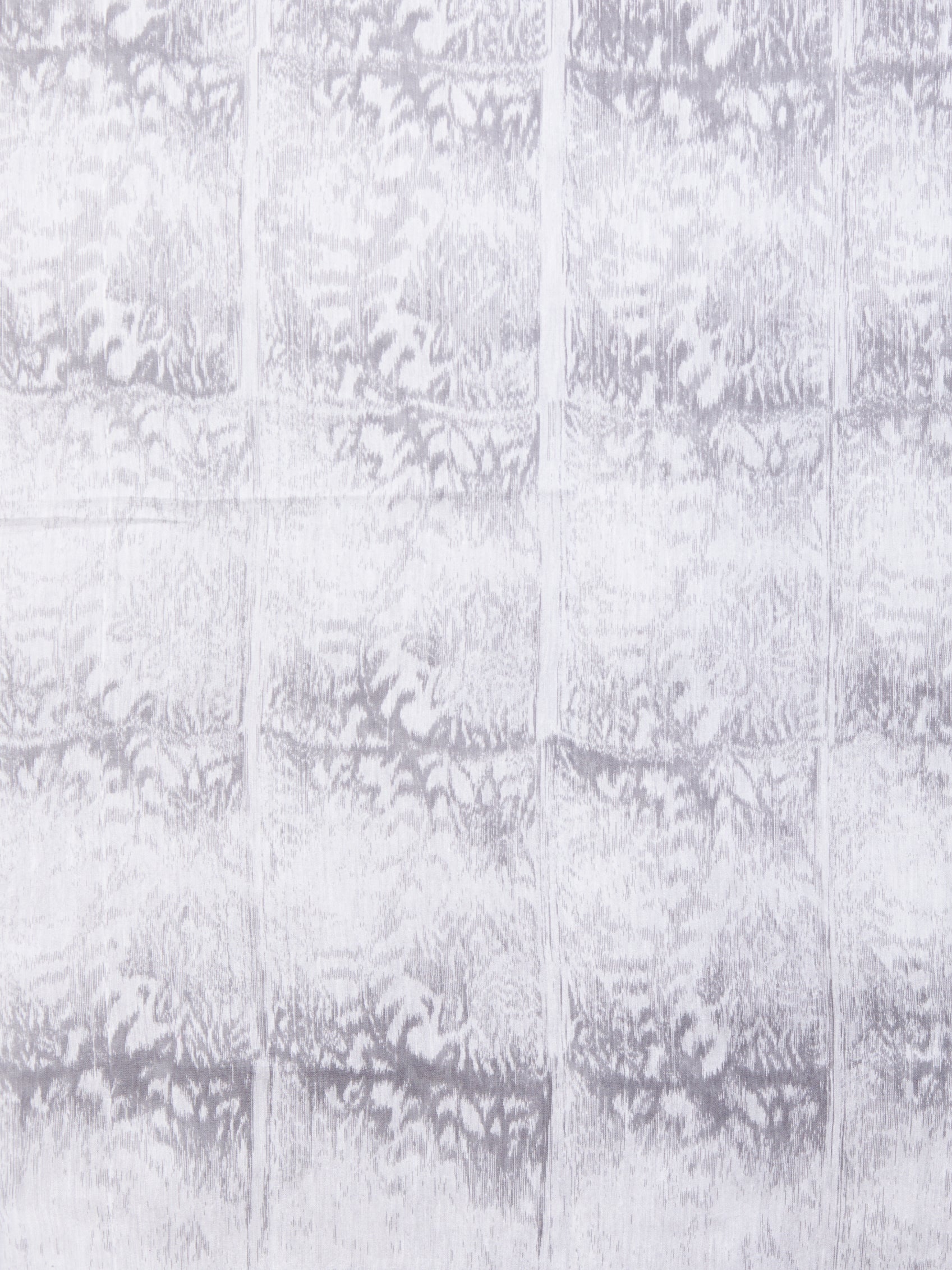 ASVA Designer White & Black Artistically Printed Silk Cotton Scarf