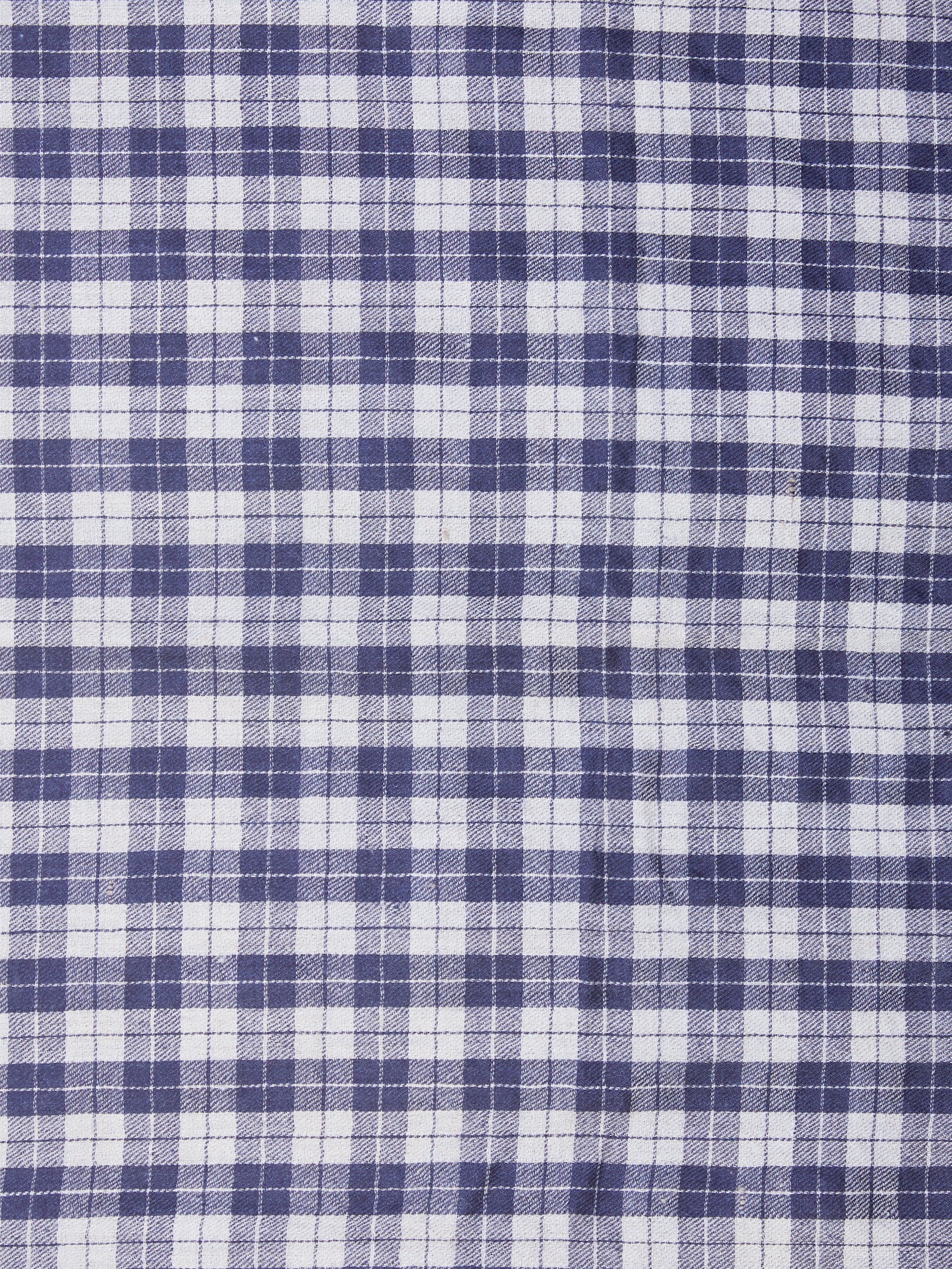 ASVA Women's White & Blue checks Semi Pashmina Scarf