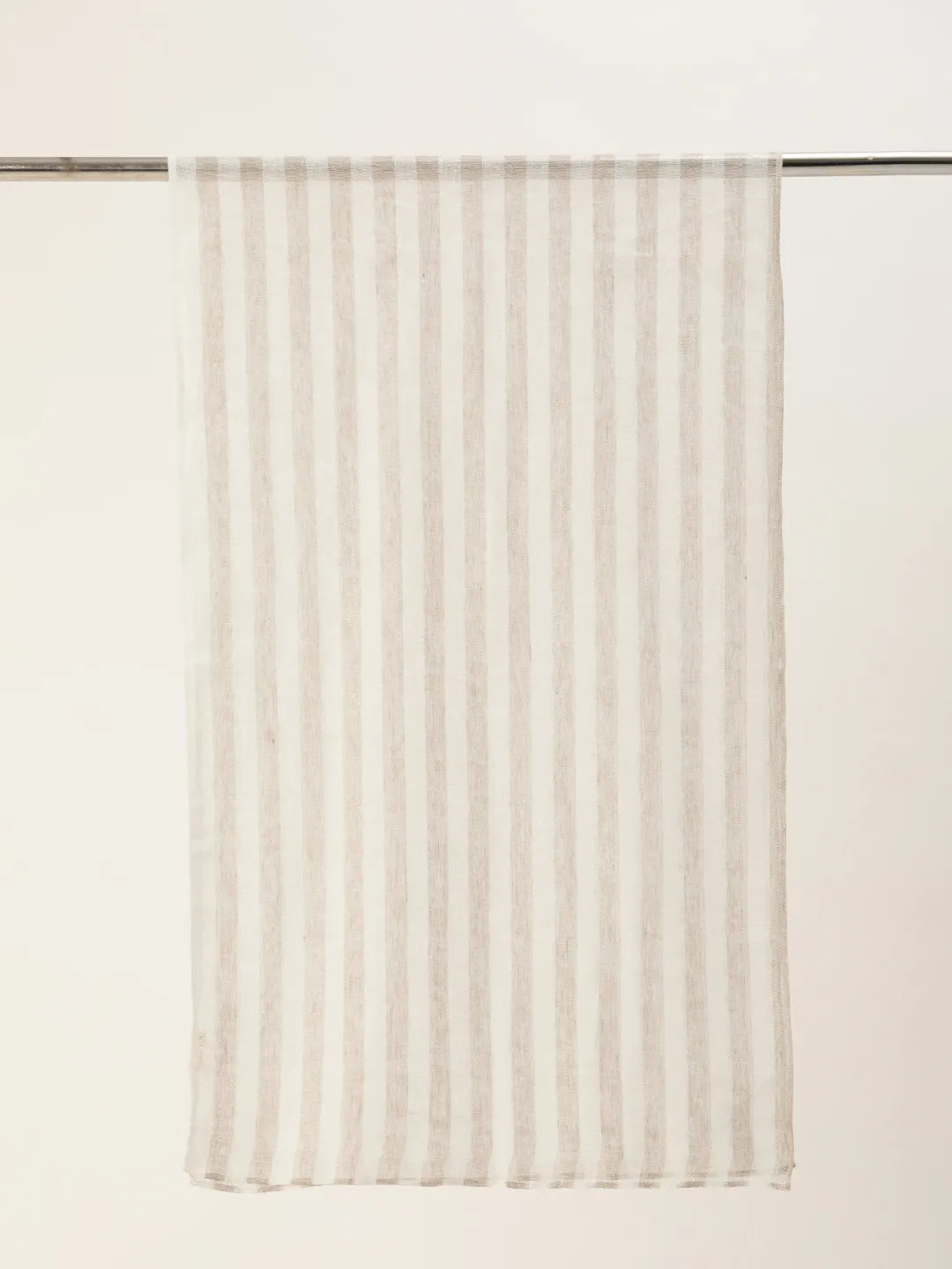 ASVA Striped Earthtones Linen Scarf